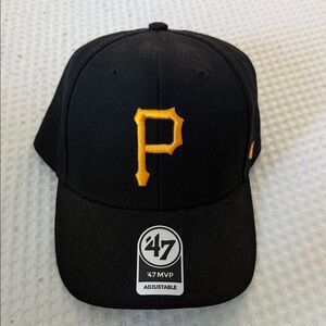 47 Brand Black and Yellow Cap